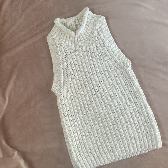 Sleeveless knit sweater from Anthropologie. - Picture 2 of 4